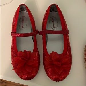 Stride rite ballerina flats with sequins